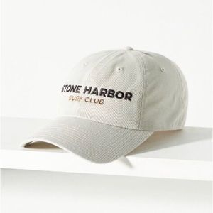Anthropologie American Needle Stone Harbor baseball Cap beige preppy chic New